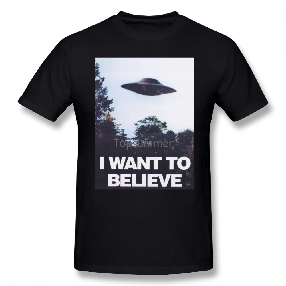 

Clown T Shirt The X Files I Want To Believe T-Shirt Men Streetwear Tee Shirt Awesome Printed Cotton Short-Sleeve Tshirt Sbz8378