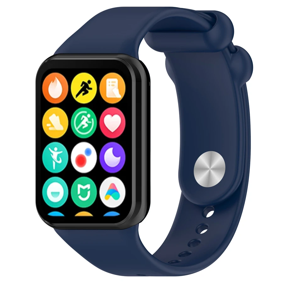 Silicone Smartwatch Wristband Bracelet - Versatile and Durable Watch Accessories