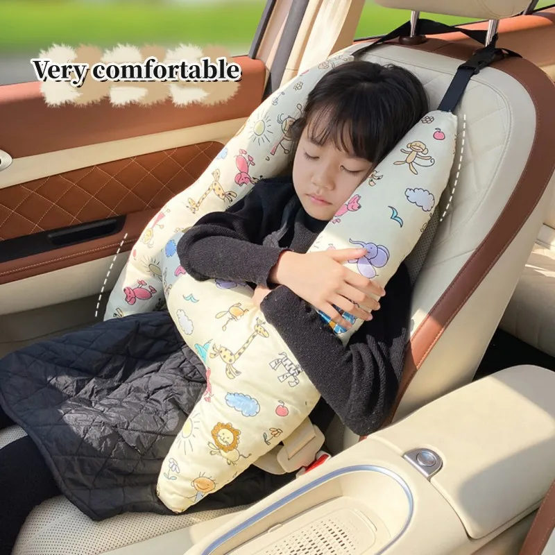 HighLiving® Memory Foam Travel Head Neck Car Seat Cushion Flight Support  Pillow