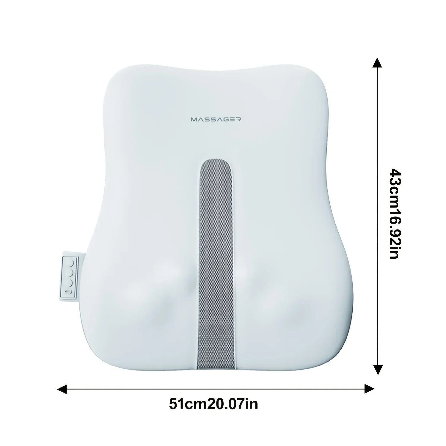 Portable Electric Back Massager with Heat for Deep Tissue Relief