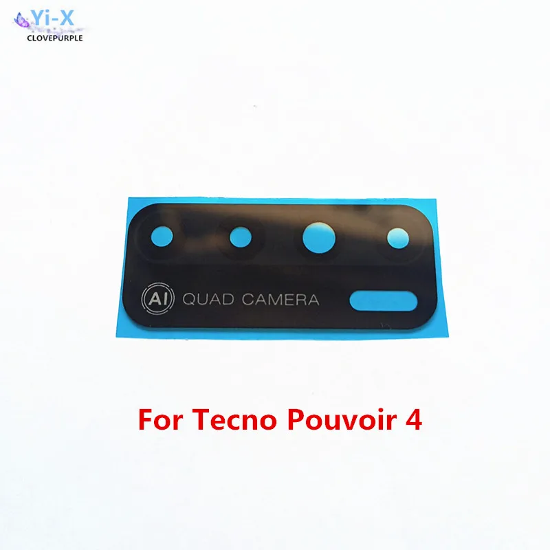 

10pcs/Lot Back Rear Camera Lens Glass Cover Replacement Parts For Tecno Pouvoir 4