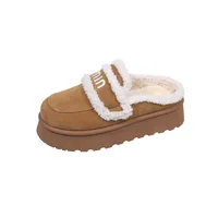 2024 Autumn/winter new m letter Baotou cotton mop with pile pile socks senior sense casual style plus velvet - Image 5