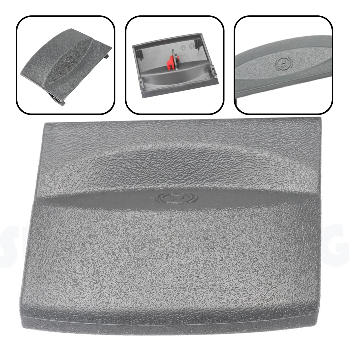 

1CM30XDHAA Parking Brake Release Handle Grey Plastic Fit for Dodge Dakota 2005-2007 Durango 2007-2006