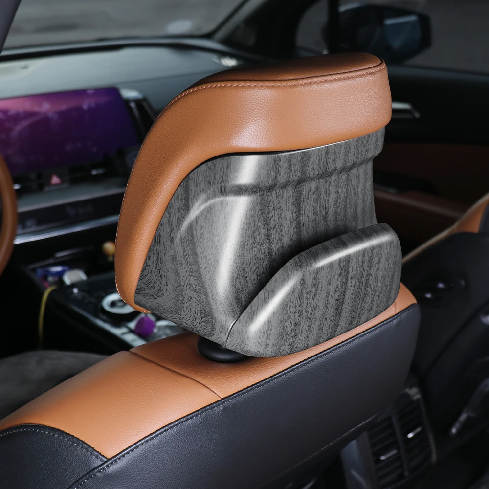 4 stücke Vordersitz Kopfstützen Abdeckung ABS Schutzhülle Hals Kissen Trim Für Kia Sportage NQ5 2023-2026 Auto zubehör – Detail 8
