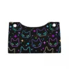 Colorful Cat Heads Facial Tissue Box Cover Rectangular 1908 Pink Green PU Leather Tissue Box Holder 2