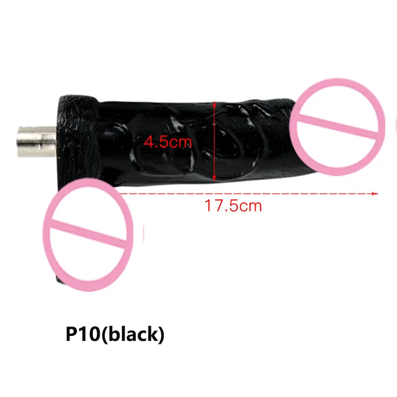 Dildo Attachments for Sex Machine with 3XLR Connectors