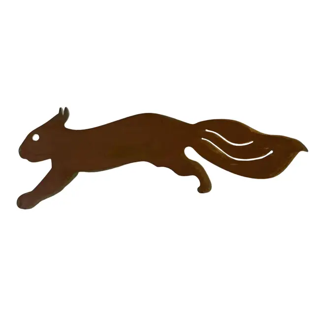 Fém Mókus Sziluett Dekoratív Kerti Szobor Állati A Hátsó Udvar Dekorációjához - Image 6