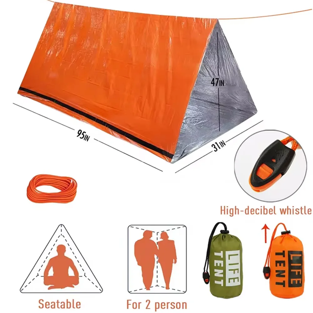 2-Person Waterproof Emergency Tent 1