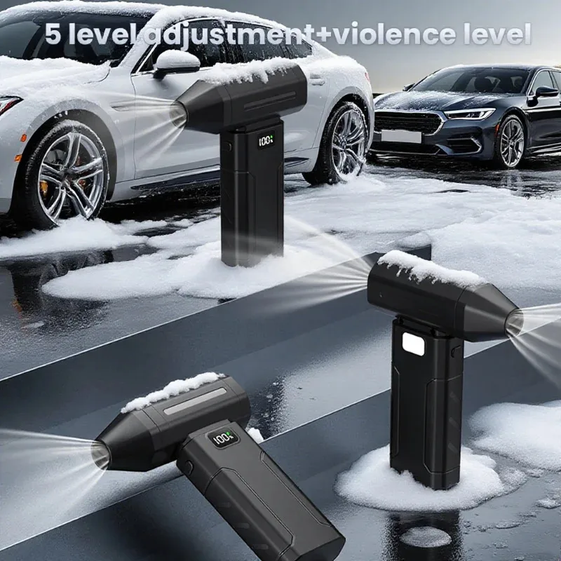 450000rpm 무선 초강력 에어 블로워 터보 제트 팬 브러시리스 모터 충전식 블로워 세차 에어건 공기압