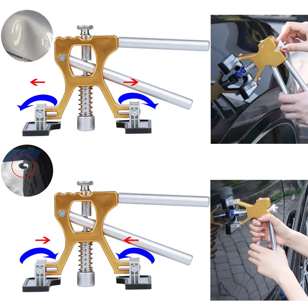 Adjustable Car Dent Puller Dent Remover Clip Interior Disassembly Tools Kit Body Suction Cup Paintless Repair Removal Tool dent repair kit car repair tool