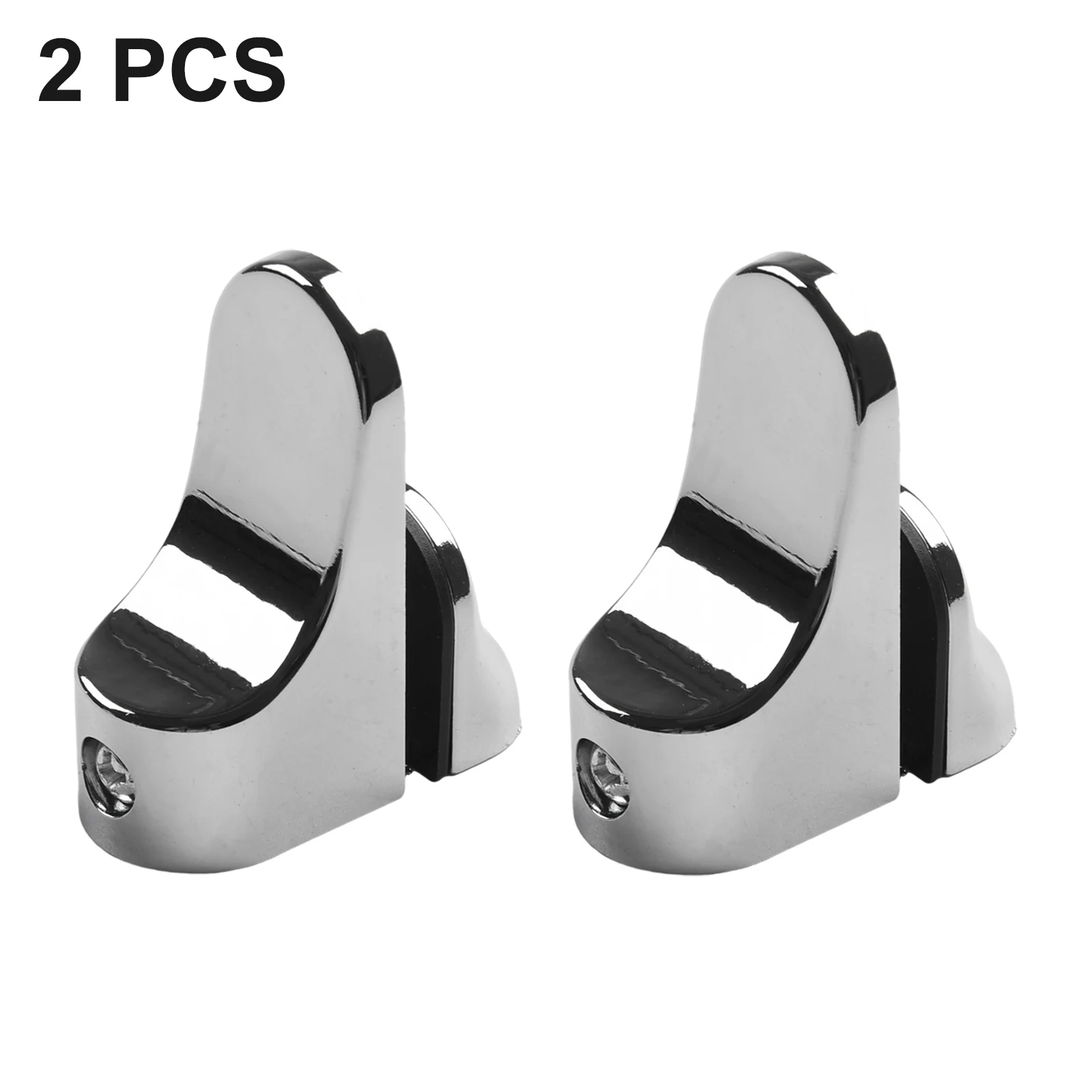 2pcs Zinc Alloy Glass Clamp Adjustable Shelf Clamp Glass Shelf Support Plate Holder Bracket Flat Back For Partition Board Desk