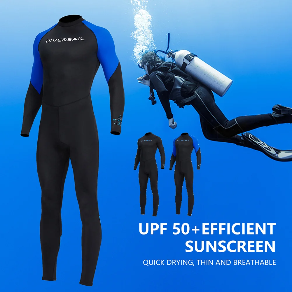 DEHAI Dive Skin Suit For Men & Women - Full Body Rash Guard With UV Protection For Diving, Surfing & Water Sports