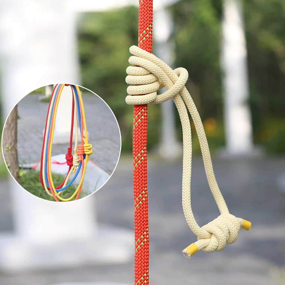 Arrampicata Su Roccia All'Aperto Protezione Discesa Rapida, Lento Rallentamento, Nylon Resistente Alle Alte Temperature 66/Kevlar Finito Grab Rope