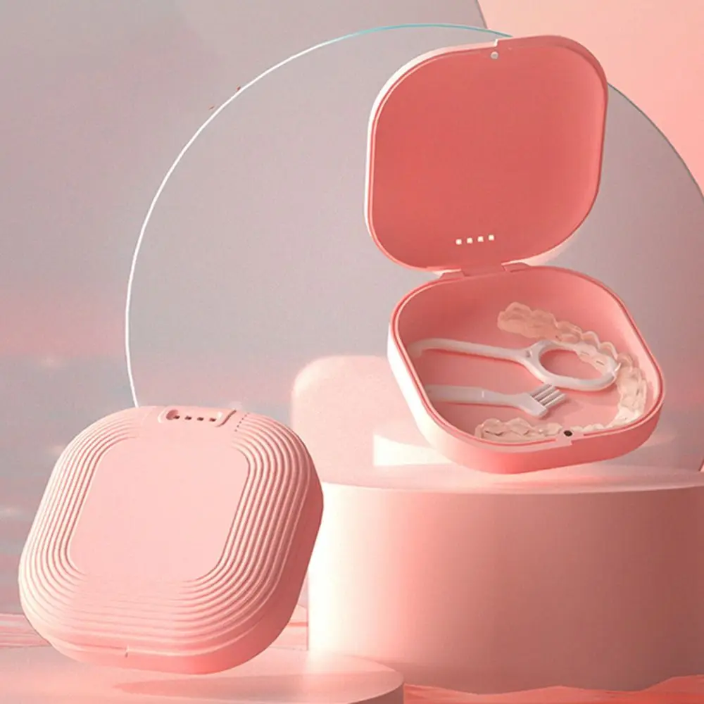 Candy Color Partial Denture Case Orthodontic Teeth Box Orthodontic