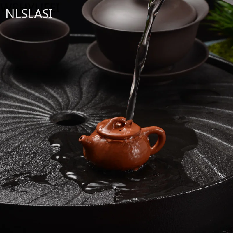 1PCS Purple Clay Finger Teapot Tea Pet Ornaments Accessories Table Decoration tea pet ornaments