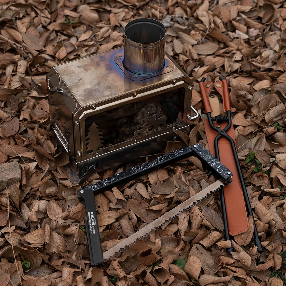 Folding Saw with Storage Bag Multifunctional Handsaw Camping Foldable Hand Saw Outdoor Hiking Survival Tools