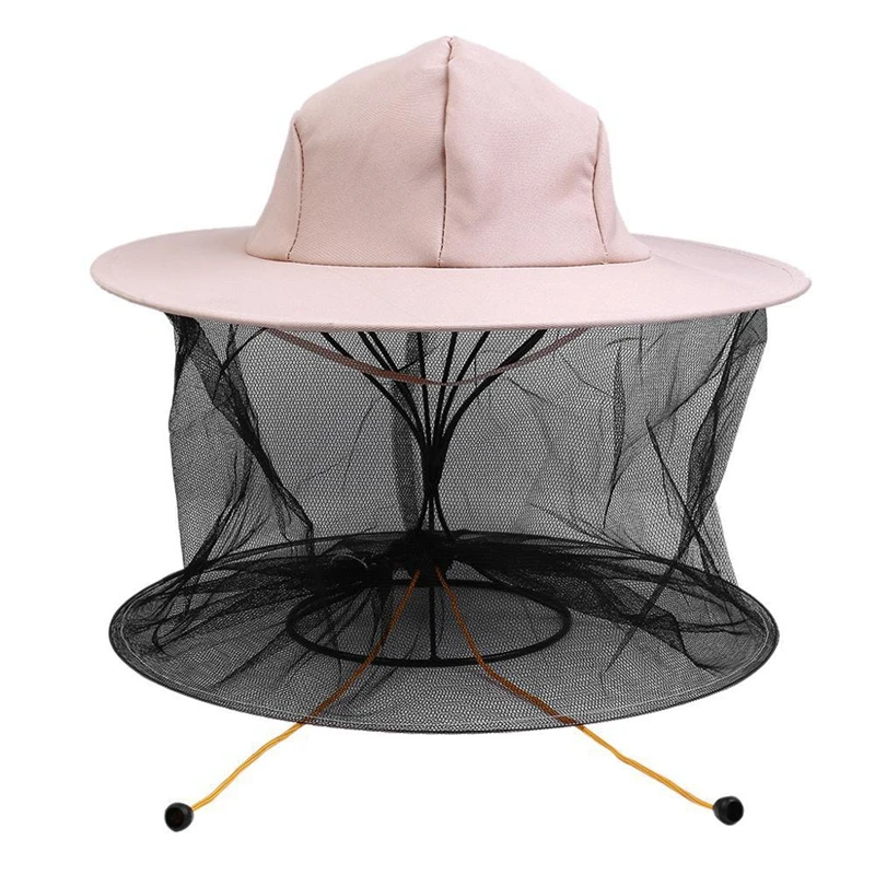 

1pc Bee Hat Outdoor Breathable Mosquito Repellent Cap Beekeeping Special Protective Hat with Face Net