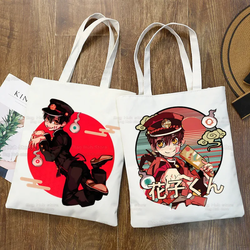 

Anime Toilet Bound Hanako Kun Comics Shoulder Canvas Bags Large Capacity College Harajuku Handbag Women Bag Shopping Bag