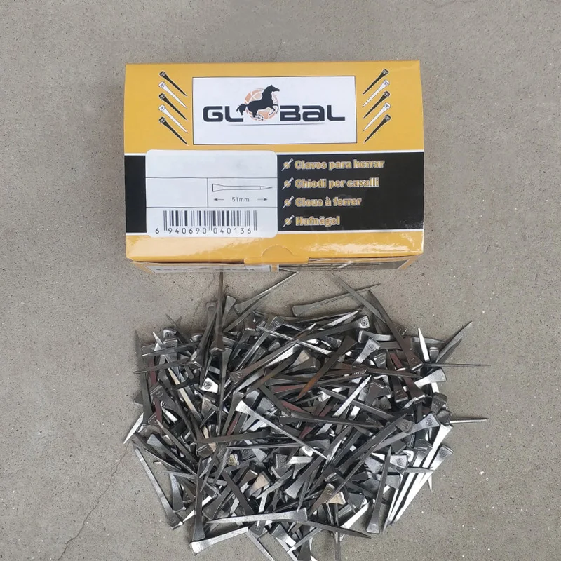 250pcs Stainless Steel Horseshoe Nail Race2/E3/E4/E5/E6 Equestrian Sport Equipment Horse Training Supplies Tool 4