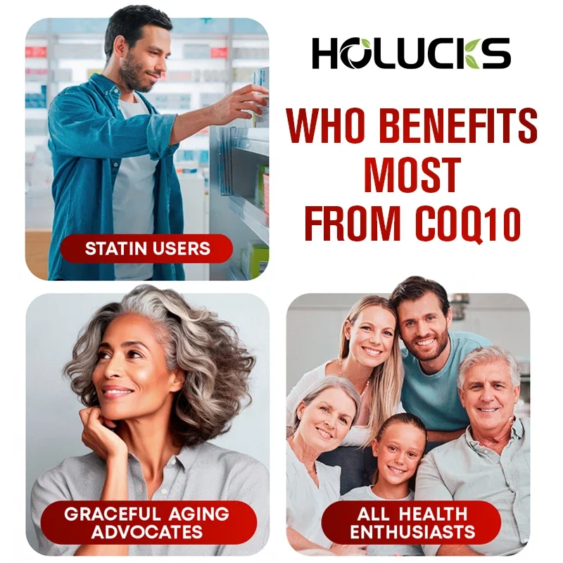Coq10 500 Mg, High Absorption With Piperine to Support Heart, Brain & Cardiovascular Health, Energy & Cellular Metabolism