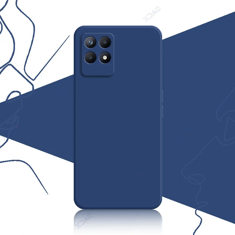 Luxurious 360° Soft Silicone Square Back Cover