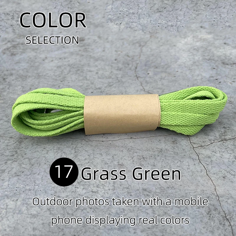 Vibrant HiberniFlat Wide Shoelaces - 25 Color Options