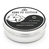 NK 2 x Kong-Fu Cotton Long Fiber Organic Natural Japan Cotton Wick Tasteless 2