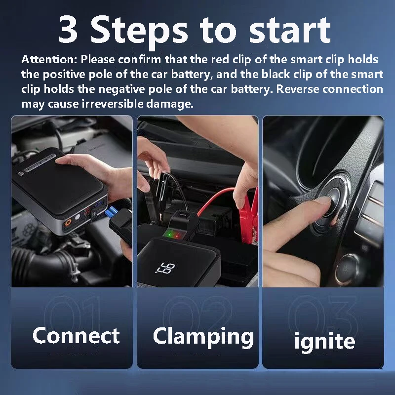 Baseus 2 in 1 Car Jump Starter Car Wireless Tire Inflator Pump Air Compressor Power Bank Potable Battery 1000A Fast Charging car jump starter
