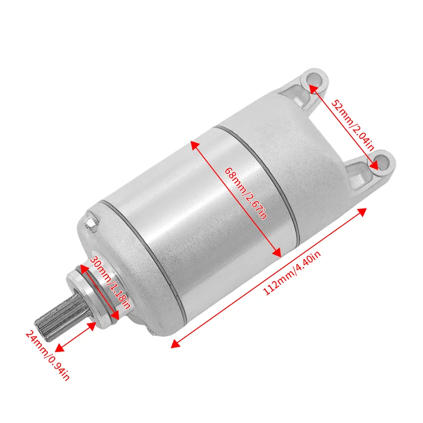 

21163-0037 Motor Starter Replacement For Kawasaki Brute Force Prairie KFX V Force 650 700 750 21163-1320 21163-1321 K2116-31320