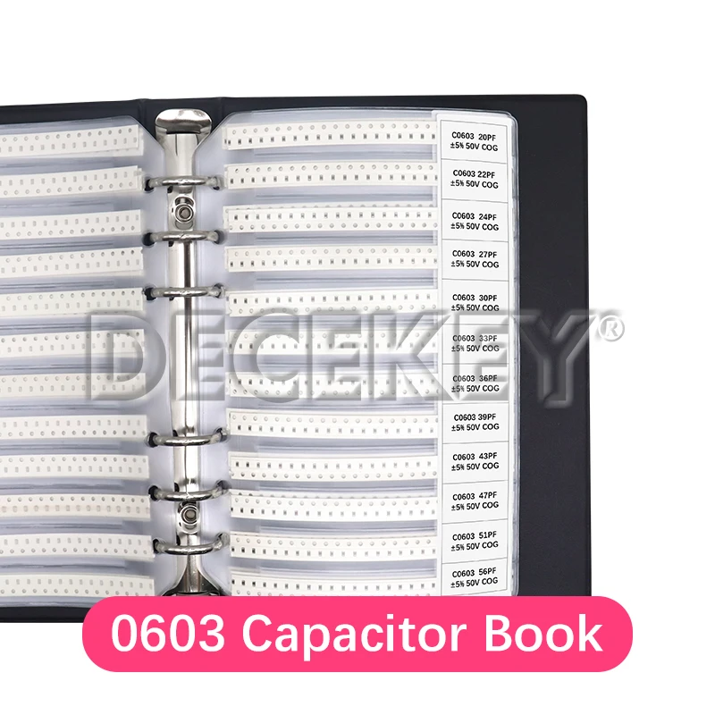 0201 0402 0603 0805 0402 SMD Chip capacitor kit capacitor sample book 38~92Value 950PCS~4600PCS 10uf 10nf 10pf 1nf 10nf 100nf smd capacitor