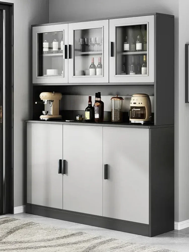 Modern Tall Minimalist Sideboard et Slate Cupboard Living Room Furniture Entrance Hall Console Table Kitchen Storage Cabinet