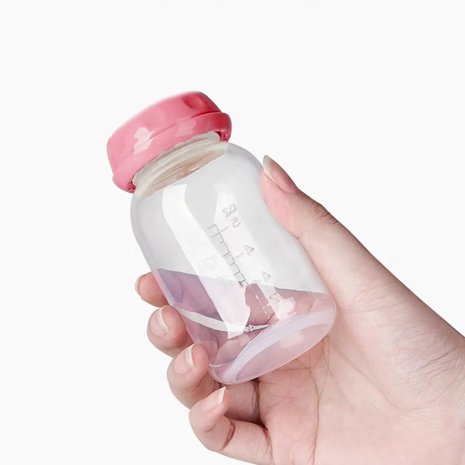 125ml back milk storage cup, made of safe PP material, BPA free, preferred storage tool for breastfeeding milk storage 5