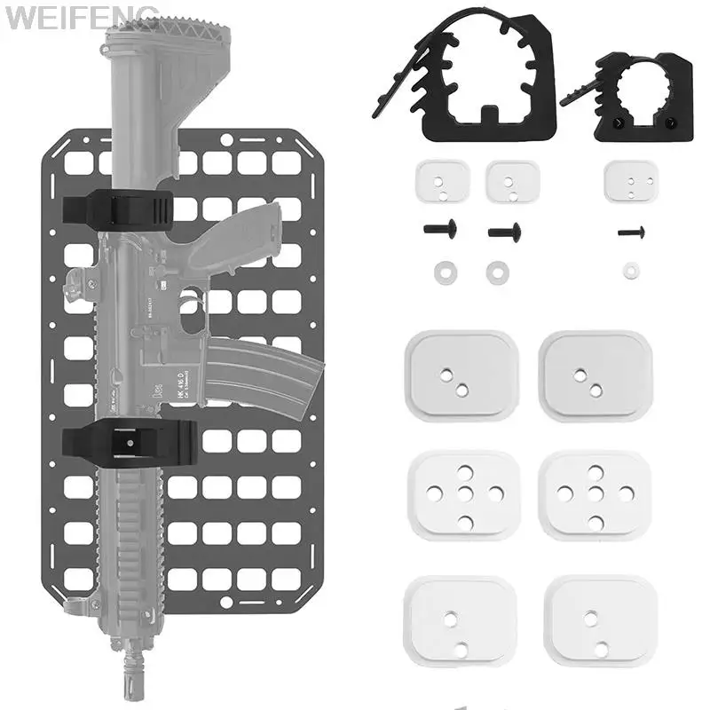 

Tactical Storage Plate Fixed Adapter Mount Base for Rifle Vehicle Seat Back Molle Back Seat Storage Mag Pouch Base Accessories