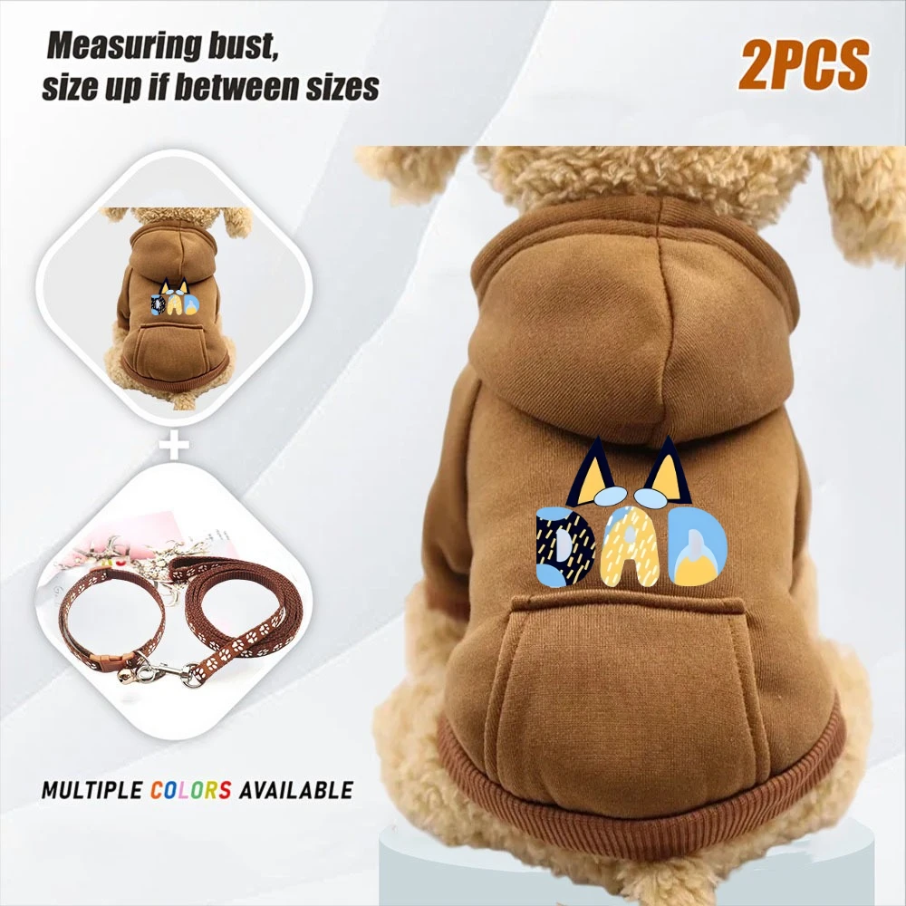 2PCS 부드럽고 따뜻한 강아지 옷 겨울 패딩 강아지 고양이 코트 재킷 소형 중형견 치와와 프렌치 불독 조끼 애완동물 의류