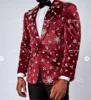 Exclusive Diamond Beaded Suits Men Slim Fit Single Breasted Velvet Jacket Pants 2 Pieces Groom Wedding Tuxedos costumes homme 1