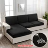 Waterproof Sofa Seat Cushion Cover 1PC Solid Color Elastic Sofa Cover Jacquard Sofa Seat Cover Furniture Protector for Pets Kids 6