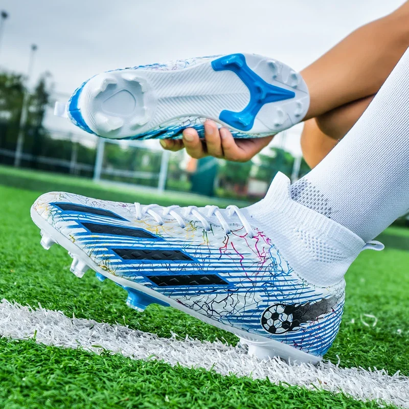 Football Shoes Men Breathable Indoor Outdoor Cleats Futsal