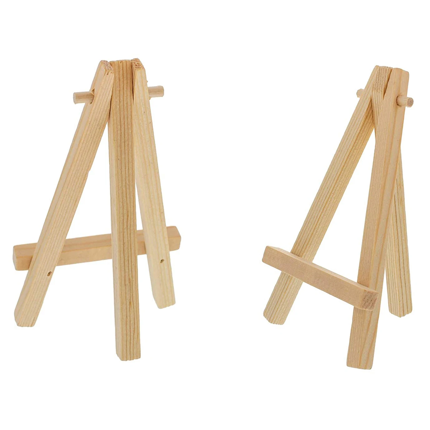 12.7cm Mini Wooden Display Stands Easels Table Top Stands 24Pcs Suitable for Children's Handicrafts Business Cards sketch easel,wooden easel,wood table easel
