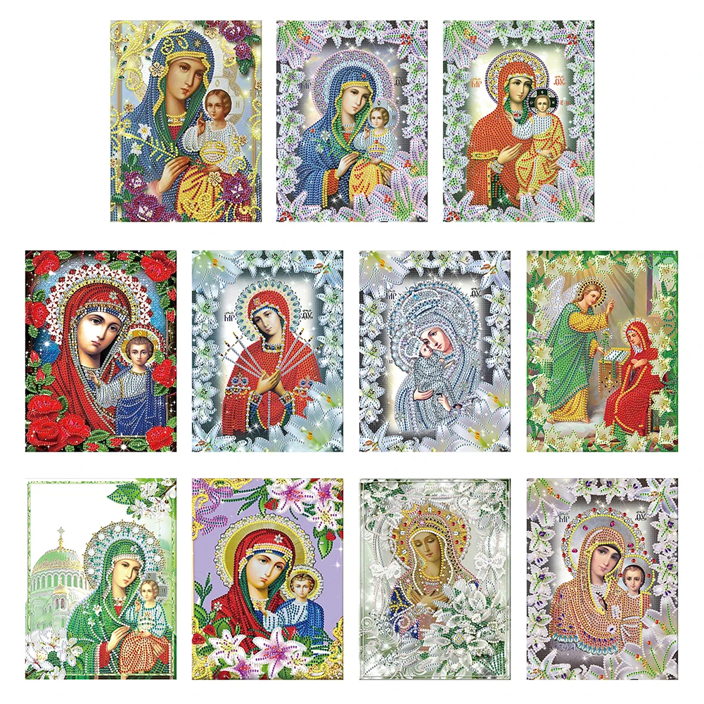 Diamond Painting Kit 5D DIY Religious Parts Special Drill Rhinestone Mosaic Art Picture Embroidery Craft Home Wall Decor Gifts