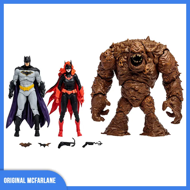 [Disponibile] Originale Mcfarlane Toy Batman Batwoman Clayface Anime Figure Action Figure Collection Model Toys Regali Pvc
