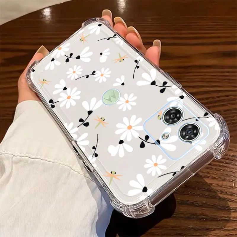 World of Flowers Transparent Phone Case - Floral Design Cover