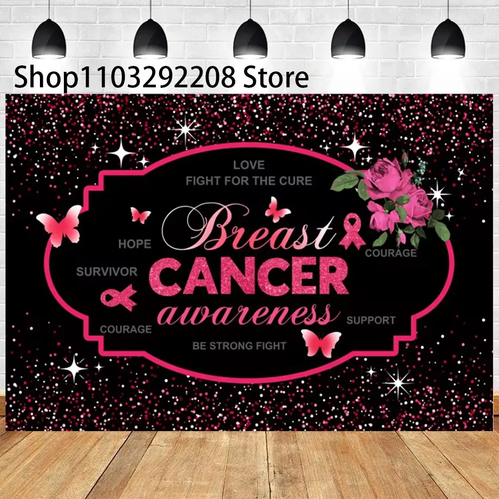thumbnail image 1 of Cinta rosa Mariposa Amor Esperanza Apoyo Coraje Tema Octubre Concientización sobre el cáncer de mama Actividades benéficas Fiesta para mujeres Accesorios, 1 of 5