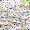 Muslin Blanket Cotton Baby Swaddle Soft Newborn Blanket Bath Towel 120X110cm Gauze Infant Boy Girl Wrap Sleepsack Stroller Cover 6