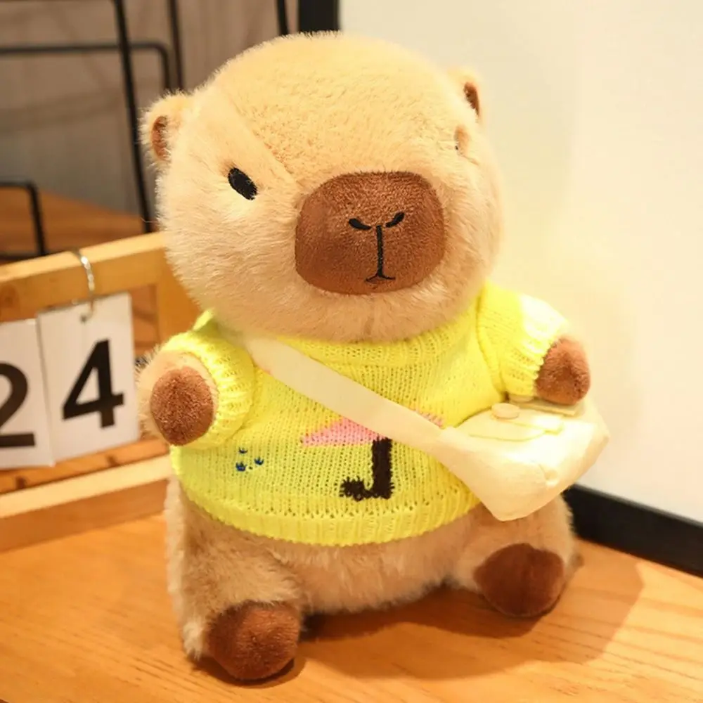 New Fashion Sweater Capybara Doll Clothes Cartoon DIY Capybara Plush Doll Doll Accessories for Birthday Gift