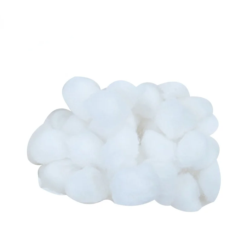 100Pcs/Bag Soft Colorful Winter Keep Warm Cotton Ball Cute Cage House  Filler Supply For Hamster