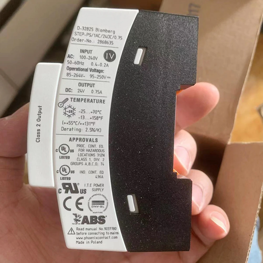 2868635 For Phoenix Power Supply STEP-PS/ 1AC/24DC/0.75 4 2868635 For Phoenix Power Supply STEP-PS/ 1AC/24DC/0.75 - Image 2