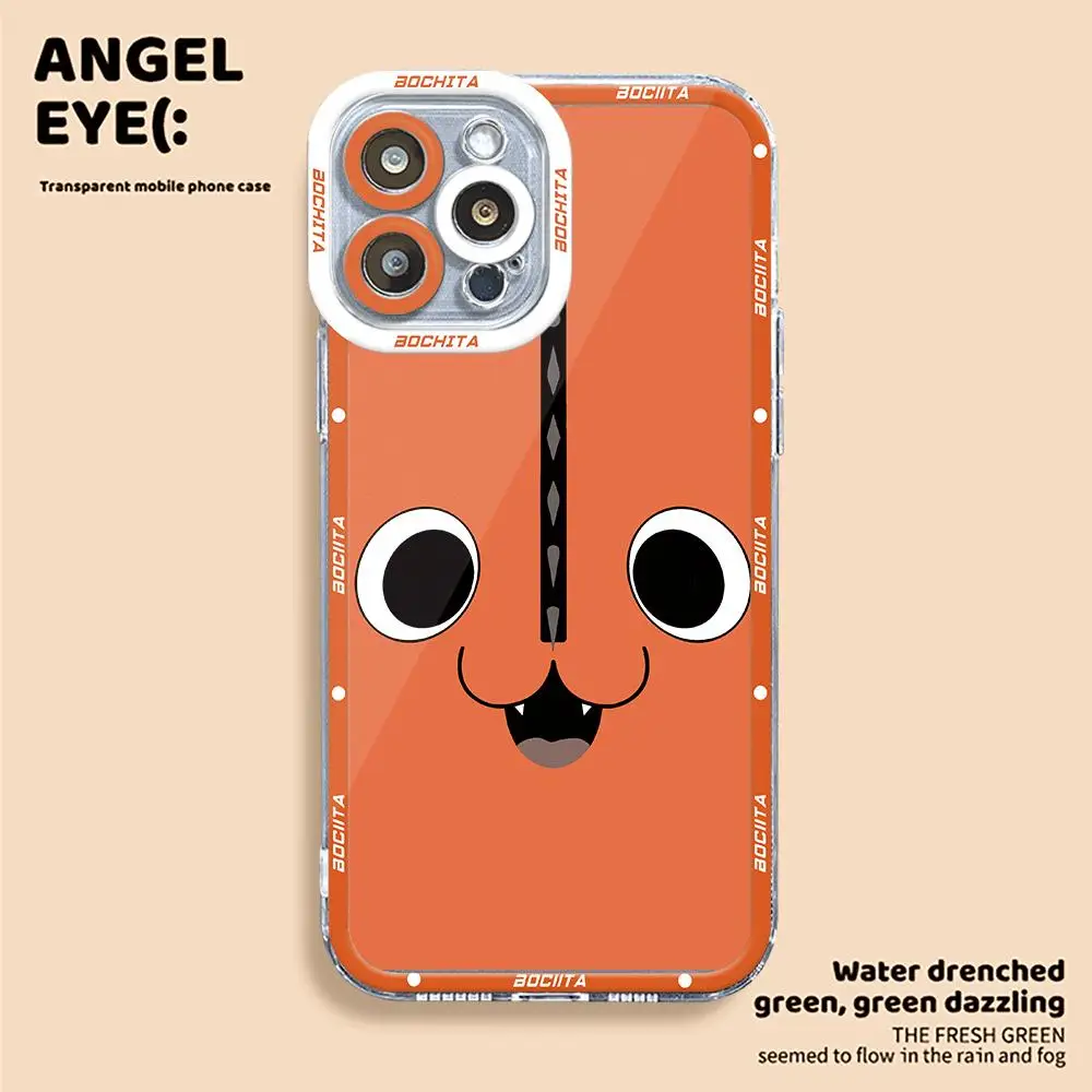 Anime piły łańcuchowej Man Bochita etui na telefon Apple iPhone 15 Pro SE XS X 12 Mini 11 Pro 14 Pro Max 8 Plus 13 7 XR luksusowe etui