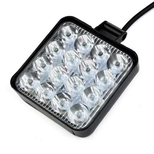 Luces LED de trabajo verdes de piezas, foco impermeable de 48W, faros  todoterreno de 12V, 24V, 6000K, luz de trabajo para Tractor, ATV, UTV,  camión, 1 unidad - AliExpress