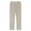 Mens Thin Style Cotton White Cargo Pants Male Spring New Breathable Solid Color Linen Trousers Fitness Streetwear Pantalon Homme 4