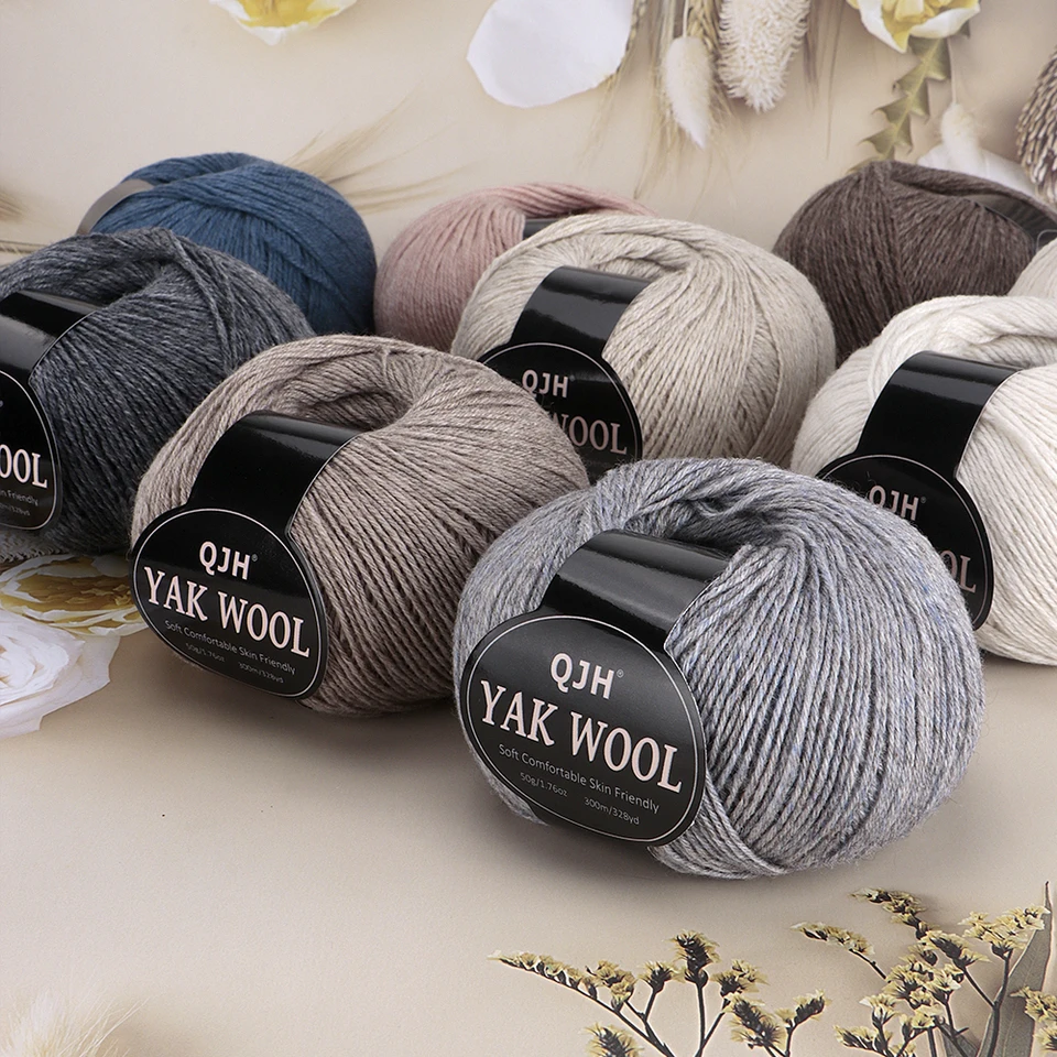 100g Skein Silk Yak Aran Weight Soft Yarn for Hand Norway 100g Skein Silk Yak Aran Weight Soft Yarn for Hand Norway